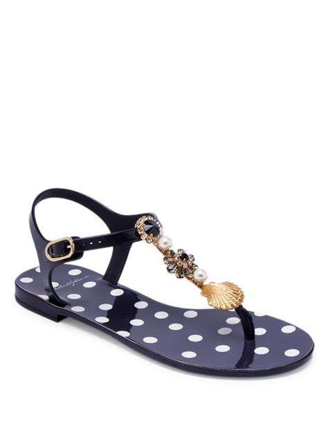 dolce and gabbana jelly sandals